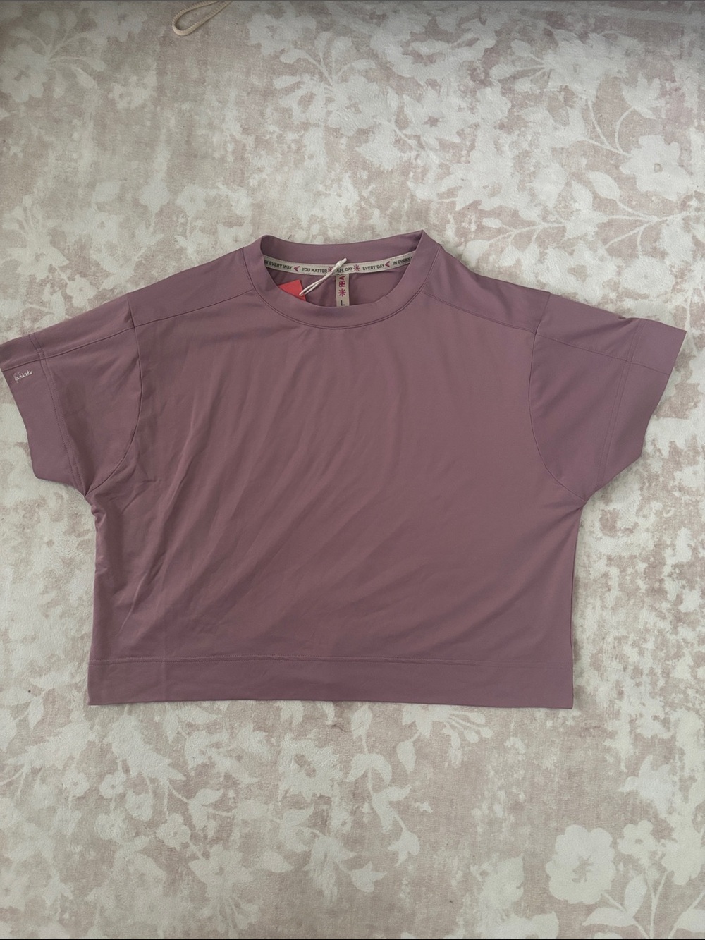 Easton Mauve Crewneck Short Sleeve Tee
